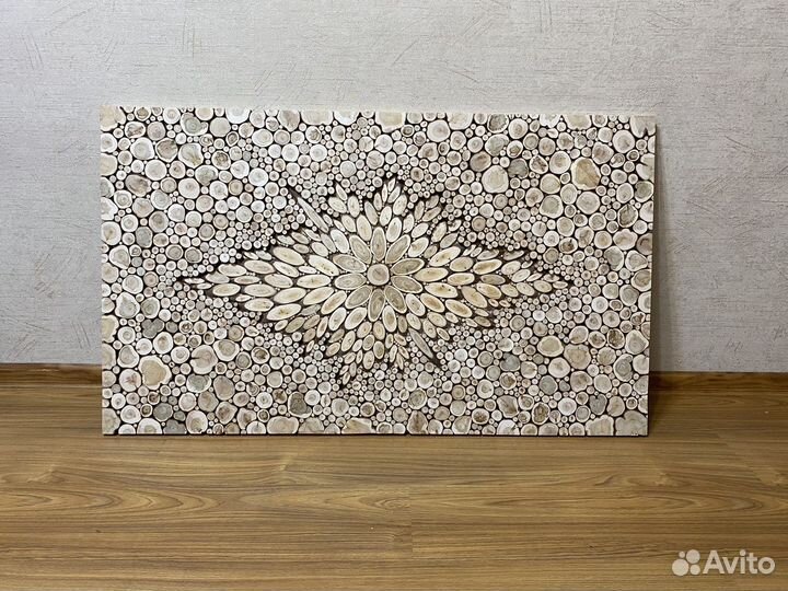 Дизайнерское панно из можжевельника