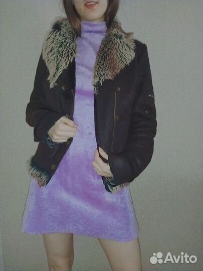 Дубленка укороченная