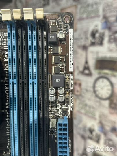 Материнская плата am3+amd phenom x4 970+охлаждение