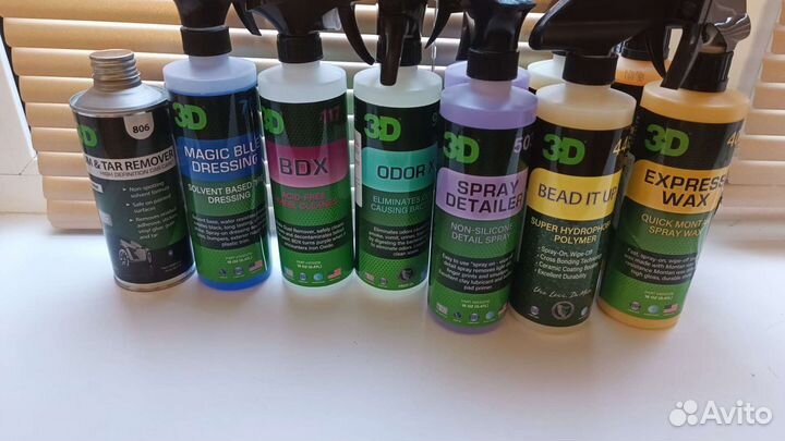 Полировальные пасты автохимия 3D car care