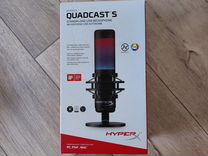 Микрофон hyperx quadcast s черный