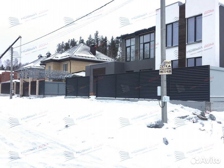 Забор жалюзи горизонтальный