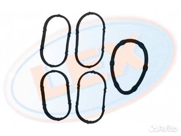 Прокладка впускн. коллектора (кольца рез корпус х4