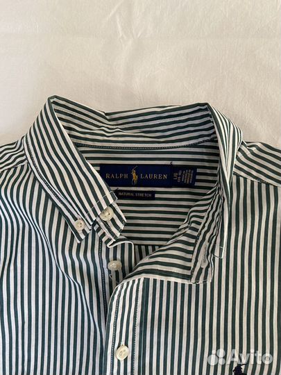 Рубашки Ralph Lauren 14-16 лет голубая и в полоску