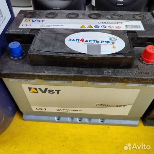Аккумулятор varta vst 74 ah обр пол