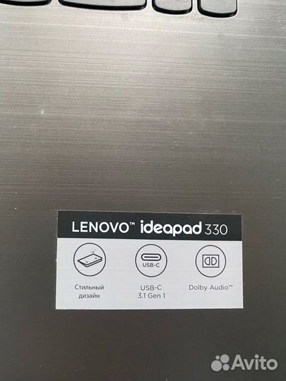 Ноутбук lenovo ideapad 330