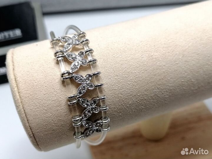 Swarovski Браслет в блестящих бабочках