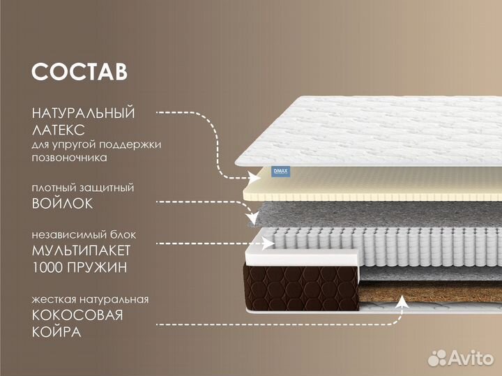 Матрас Мега Софт хард - 160х200