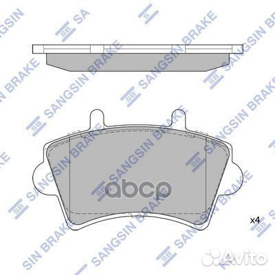 SP1894 колодки дисковые передние Renault Maste
