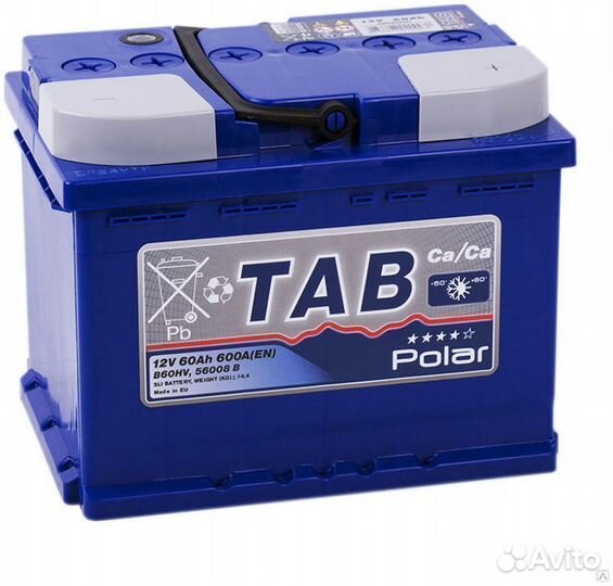 Аккумулятор TAB Polar 60 Ач