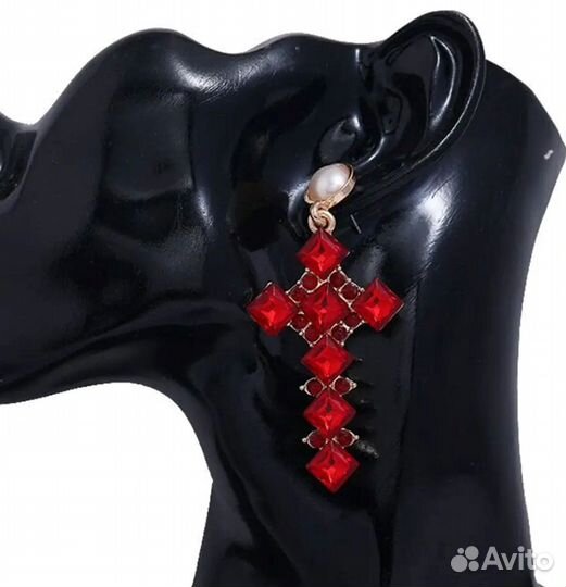 Серьги в 3-х цветах