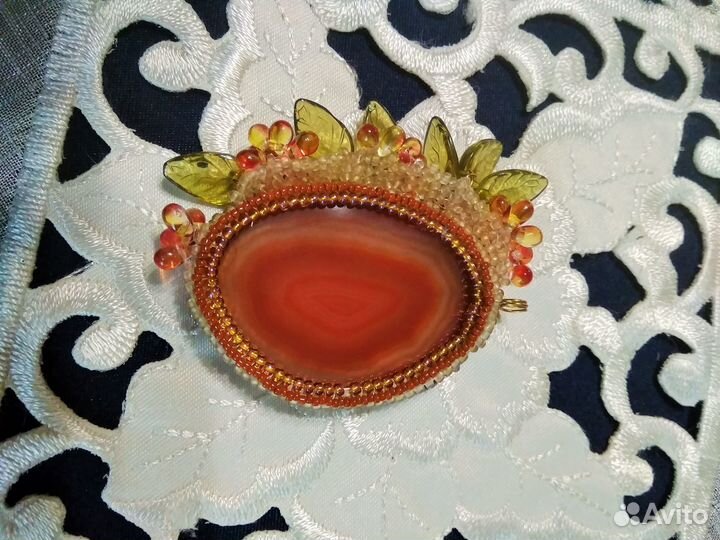 Кулон с агатом