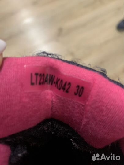 Ботинки демисезонные для девочки 30 размер