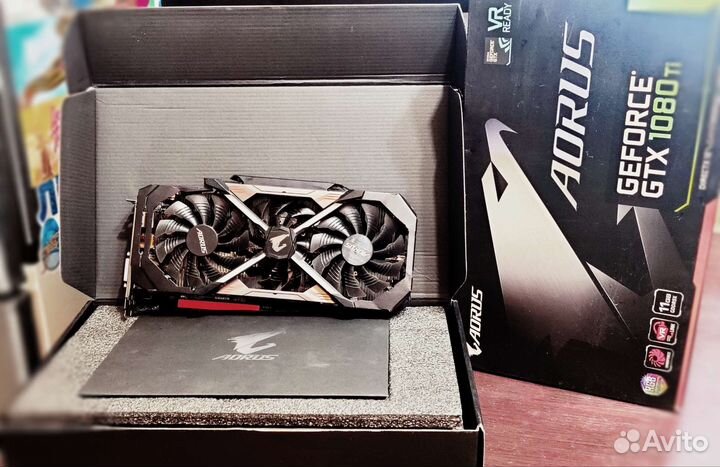 Видеокарта gtx 1080 ti Aorus 11 gb