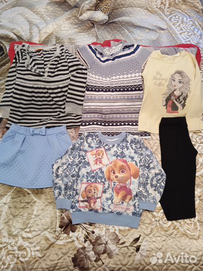 Осенние вещи на девочку 116