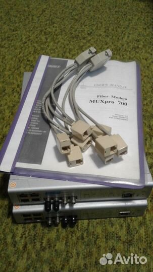 Оптический модем MUXpro 700, 2шт