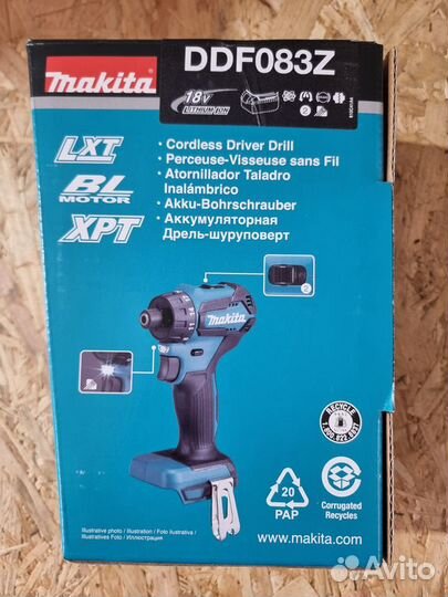 Аккумуляторная дрель-шуруповерт Makita DDF083Z