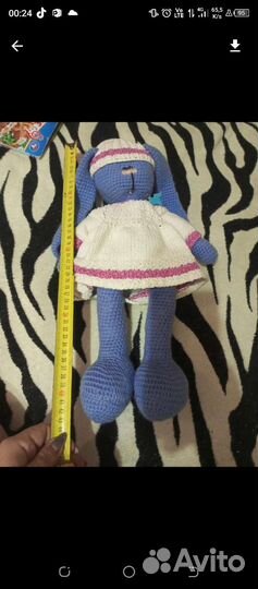 Мягкая игрушка заяц и Тильда