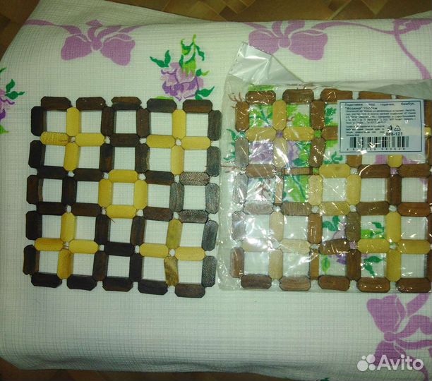 Подставка под горячее бамбук