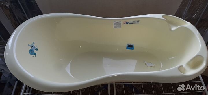 Ванночка детская для купания с горкой