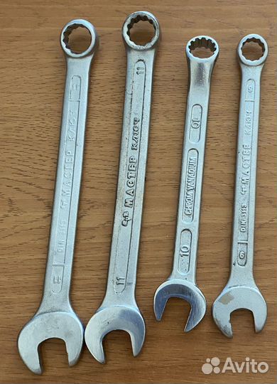 Набор комбинированных ключей Мастер ключ 3+1