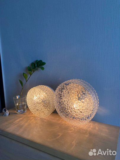 Пара винтажных настенных светильников СССР бра