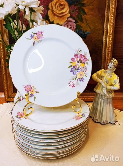 Набор тарелок Tono China Japan Япония 1970