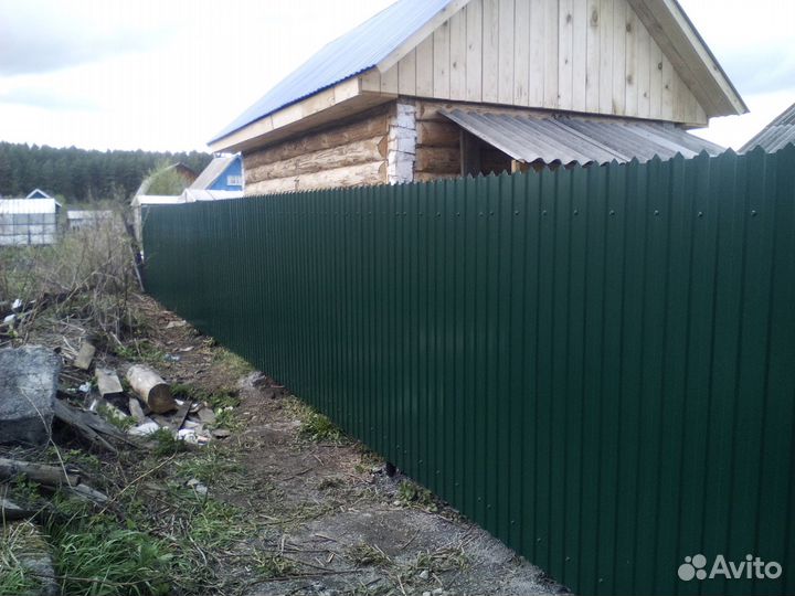 Заборы,ворота,калитки,крыши