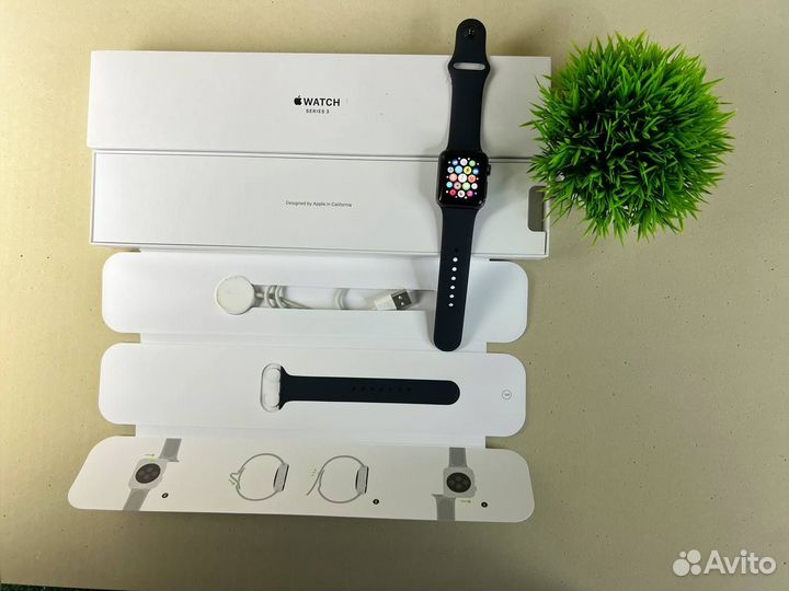 Часы apple watch 3 38 mm акб 84