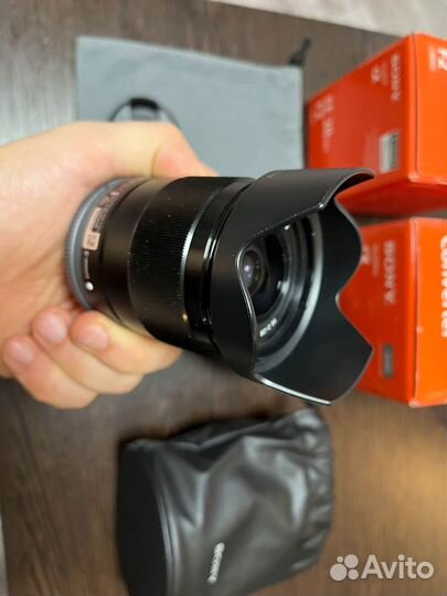 Объектив FE sony 28mm f2 + fisheye конвертер