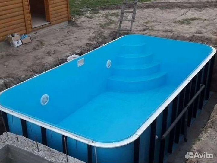 Пластиковый бассейн