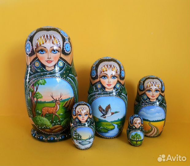 Матрешка 5 мест