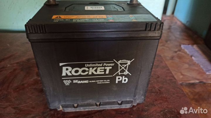 Аккумулятор 60 Ah Rocet