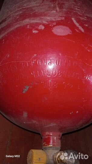 Метановый баллон 80 л. Пустой