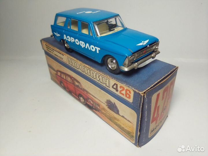 Москвич 426 ранний номерной без ми 1976г. 1:43