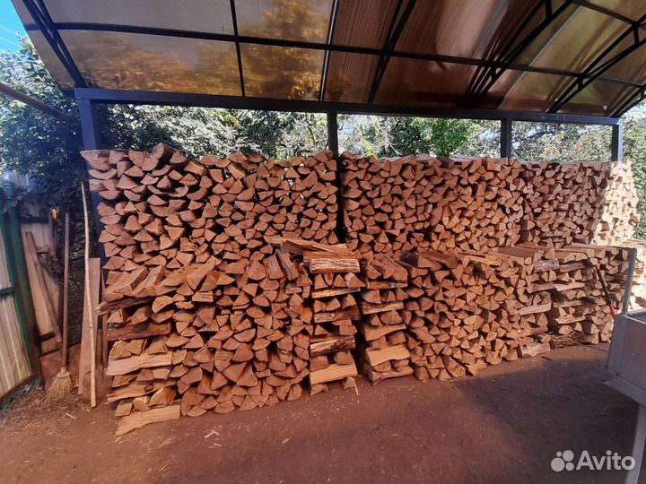 Дрова дубовые колотые