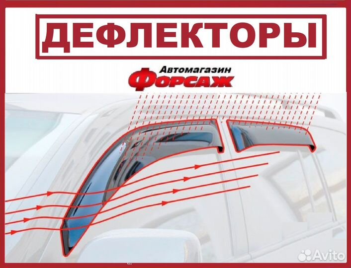 Ветровики ford fusion 2002-2012