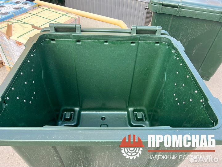 Мусорный бак(контейнер) для тбо 1100л зеленый