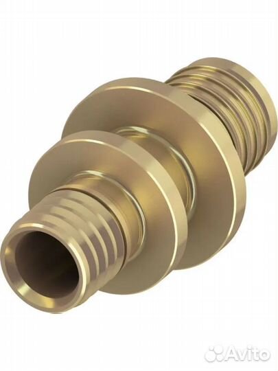 Tece 766504. Соединение труба-труба редукционное, 25х16, латунь