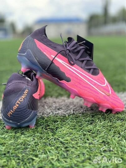 Бутсы Nike Phantom GX Elite black and pink