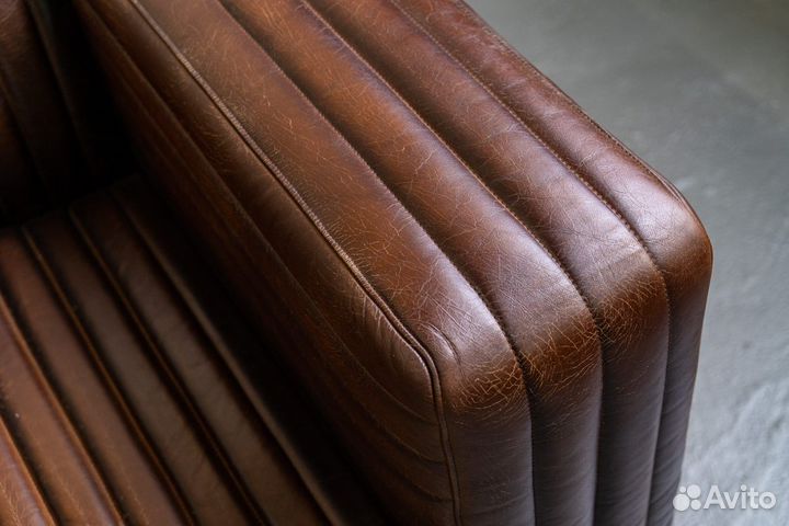 Кожаный диван. Лофт. Picky Leather Sofa