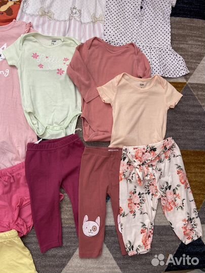Одежда пакетом 68/74/80 на девочку