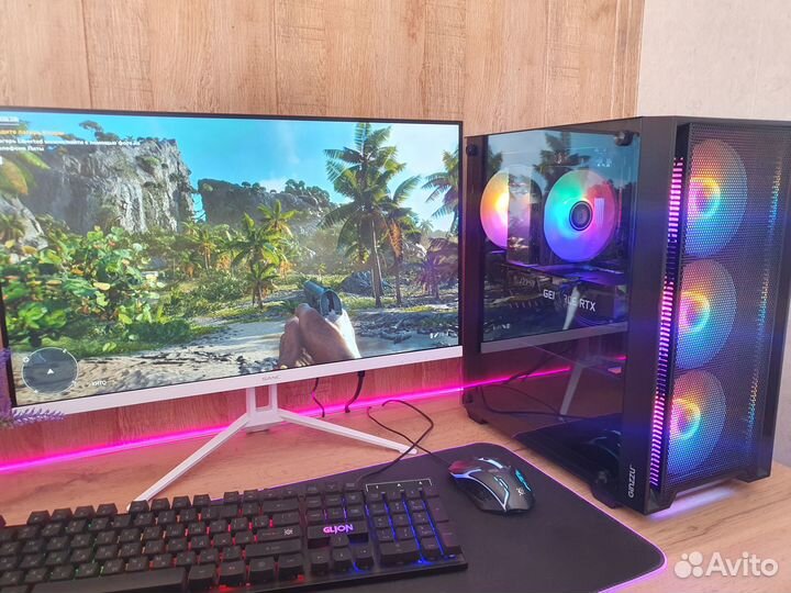 Новый Мощный Игровой пк Ryzen 5 5500/RTX 3060 12gb