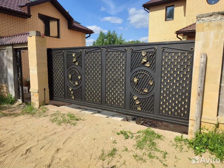 Откатные ворота производство комплектов