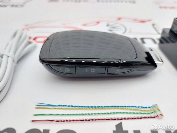 Смарт ключ Audi дизайн Mercedes черный