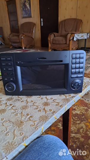 Магнитола на mercedes GL 164