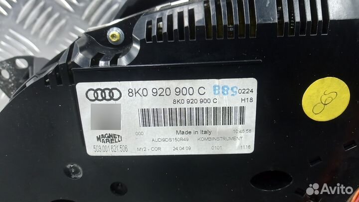 Щиток приборов 8k0920900c Audi A4 B8 (2007-2011)