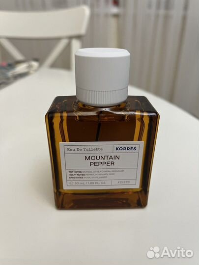 Туалетная вода korres Mountain pepper новый