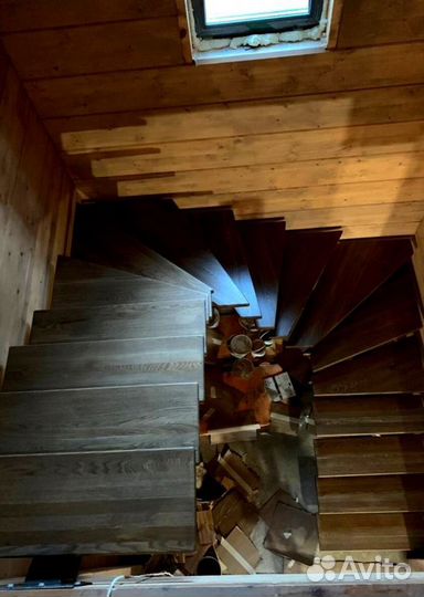 Обшивка ступеней Ясенем