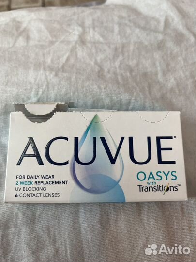Линзы acuvue oasys transitions